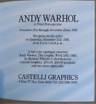 Andy Warhol - Andy Warhol Campell Soup card