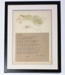 Constantia, 1948. Drawing illustrating the poem by the Dutch poet Han G. Hoekstra