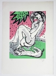 Guillaume Corneille - Lithographie ancienne signée 