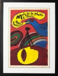 Signed silkscreen : Month of Photography in Paris; framed!