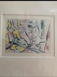 Roy Lichtenstein (naar) - Voilier à travers les arbres