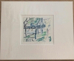 Roy Lichtenstein (naar) - Voilier à travers les arbres