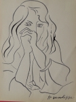 Ink drawing