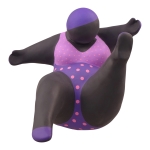 Happy biglady purple