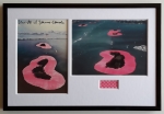 Surrounded Islands - artcards with fabric signed