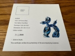 Jeff  Koons (after) - Balloon Dog BLUE