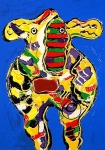 COW  blue