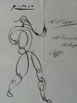 attributed, ink drawing