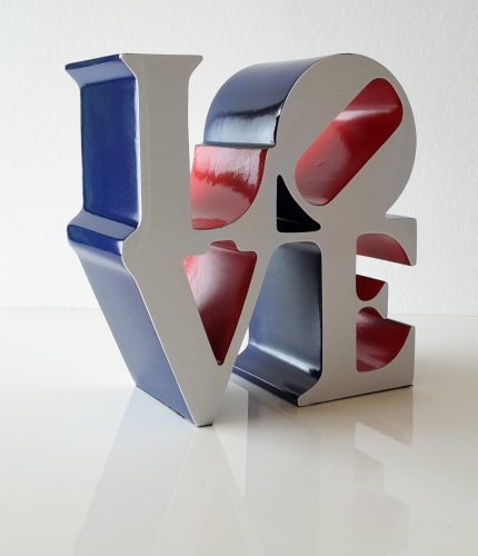 Robert Indiana (after) - LOVE  Bleu, Rouge et Blanc