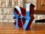 Robert Indiana (after) - Love Red Blue Robert Indiana (Éditions Studio)