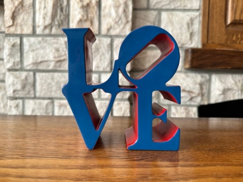 Robert Indiana (after) - Love Red Blue Robert Indiana (Éditions Studio)