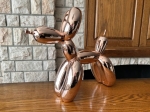 Jeff Koons Ballon Chien XXL 42cm OR ROSE