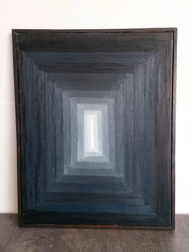 André Binon - Item N° 16 - Schilderij: Exit
