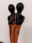 Rita  Jansegers - Item N° 21 - Beeld uit klei, in brons gekleurd