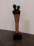 Rita  Jansegers - Item N° 21 - Beeld uit klei, in brons gekleurd