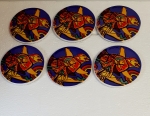 ) Set of six ceramic Corneille Coasters