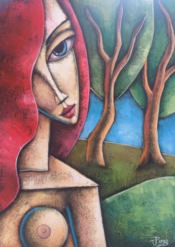 Jiří Petr - Woman in the nature