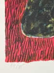 Guillaume Corneille - Lithographie signée : Le Tournesol, Hommage à Van Gogh