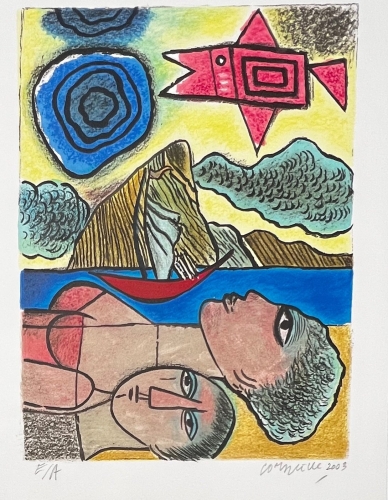 Guillaume Corneille - Lithographie Complicité - 2003
