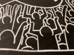 Keith Haring (after) - Beer opgetild door mannetjes