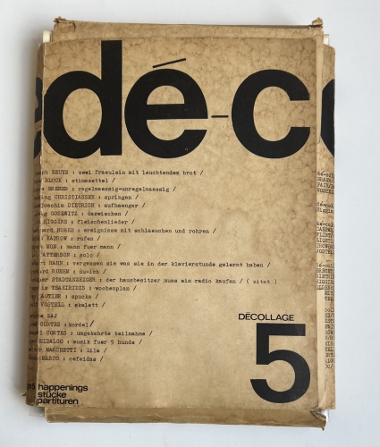 Joseph Beuys - Décollage Piece for Wolf Vostell, from the portfolio 