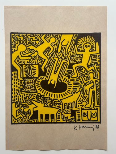 Keith Haring (after) - Zonder titel