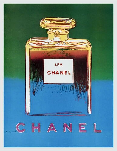 Andy Warhol - Andy Warhol Chanel N°5 Parfumposter Parfum op linnen 55x70cm (#0653)