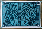 Keith Haring  - Keith Haring (Attributed) 5 Canvas Posters 1988 (#0326)