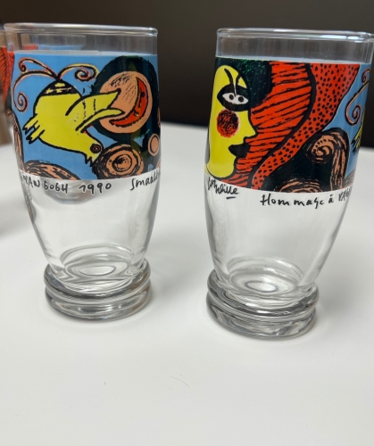 Guillaume Corneille - Lot de 10 verres :