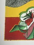 Guillaume Corneille - Chat, Fleur et Oiseau A.O. 30/45