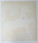 Guillaume Corneille - Silk-screen print L'Ecuyère et son cheval