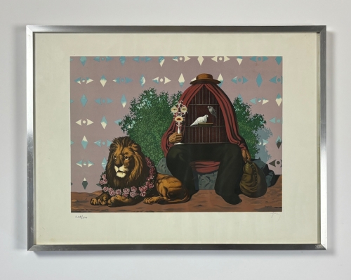René Magritte - Deux Tourterelles, dans la Chaude Pénombre de Leur Maison