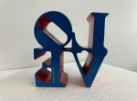 Robert Indiana (after) - LOVE - Robert Indiana After - Red Blue