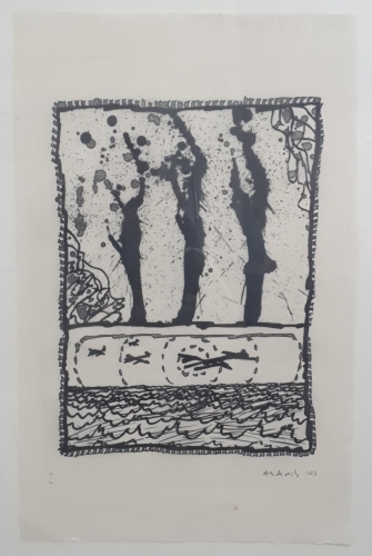 Pierre Alechinsky - Les trois coups