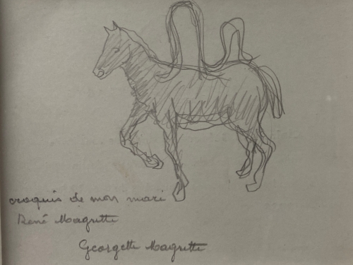 René Magritte - Original Drawing