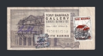 Keith Haring (after) - Keith Haring & Andy Warhol - 1000 lire signed with a drawing by Keith Haring