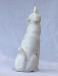 Jean-Michel GARINO - Marbre de Carrare - Loup