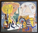 Enframed! Terragraphy signed on canvas L