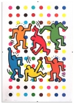 Haring X Hirst – Framed Screenprint