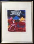 Guillaume Corneille - Zeefdruk gesigneerd, Hommage à Verdi, Aïda, 1990, ingelijst!