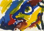 Bengt Lindstrom - Bengt Lindström - Unieke gouache