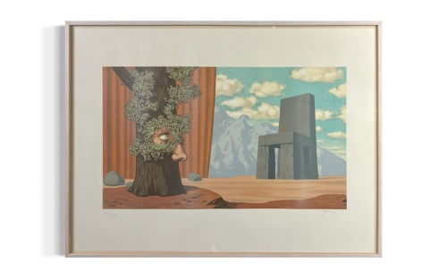 René Magritte - Les Claires-Voies d'un Jeune Regard Embaument La Fête d'un Vieil
