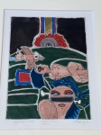 Guillaume Corneille - Etching signed, Beauté Peuhl, 1981, framed!