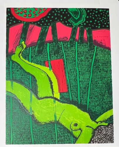 Guillaume Corneille - Lithographie ancienne signée 