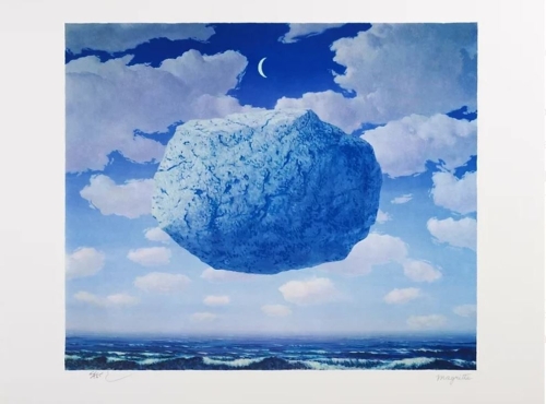 Rene Magritte - La Flêche de Zenon -