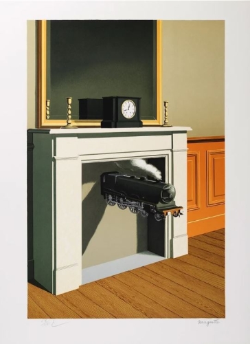 Rene Magritte - La Durée Poignardée -