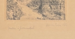 James Ensor - Sentier à Groenendael - Signé