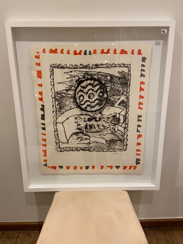 Pierre Alechinsky - Pièces du mobilier urbain, Arles (Met de hand bijgewerkt)