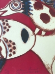 Guillaume Corneille - Signée, Lithographie Plein Chant, 1974