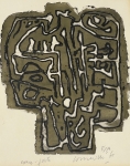 Guillaume Corneille - Signs in stone, 1960